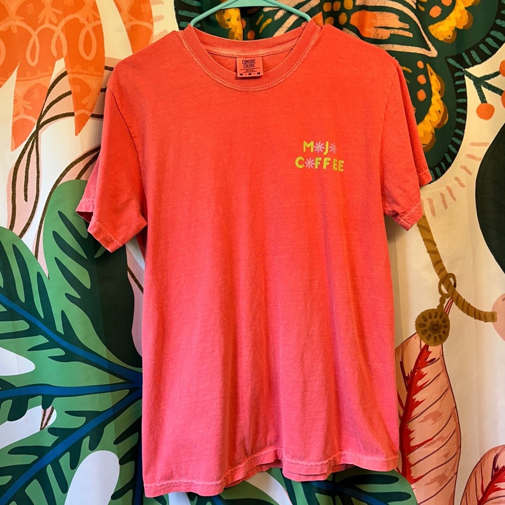 Comfort Colors Mojo Coffee Graphic T-Shirt Unisex Medium